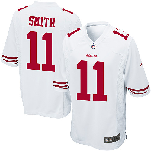 NFL San Francisco 49ers 11 Alex Smith White Game